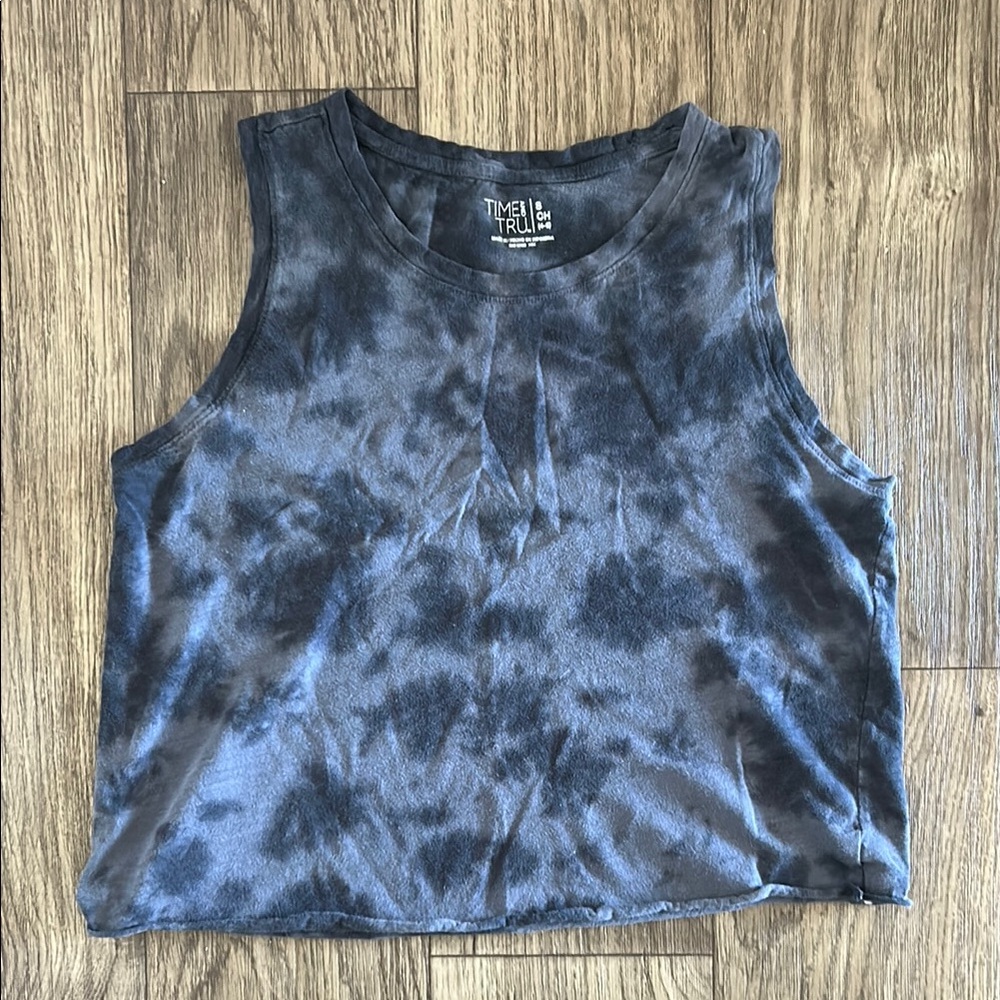 Cropped Tie-Dye Tank Top